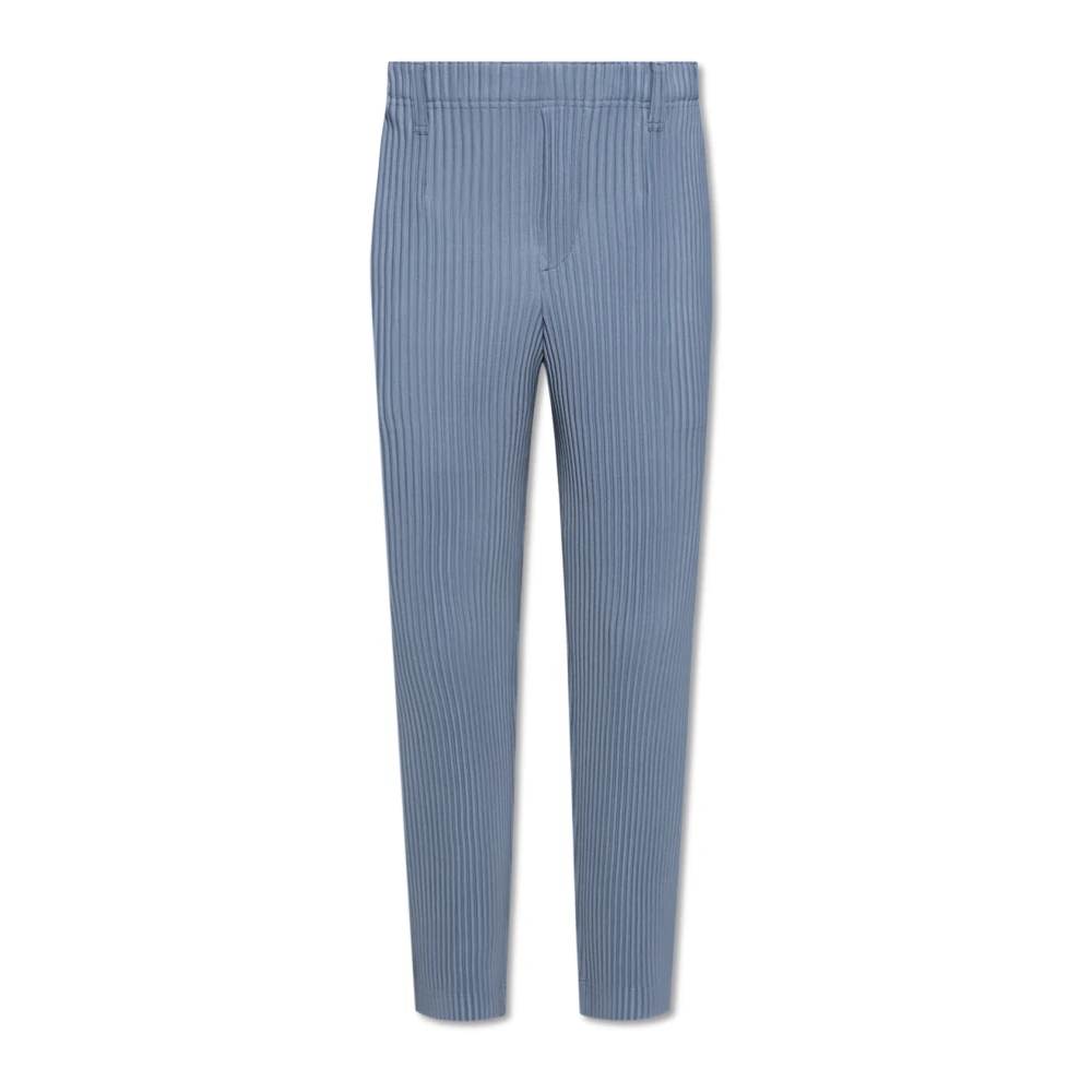 Issey Miyake Geplooide broek Blue Heren