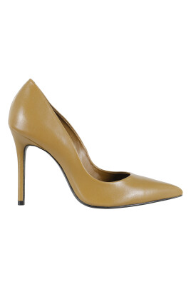 Escarpins Schutz En Cuir Marron Noisette - Talons Hauts - Taille 39 - Occasion Très Bon État - Original