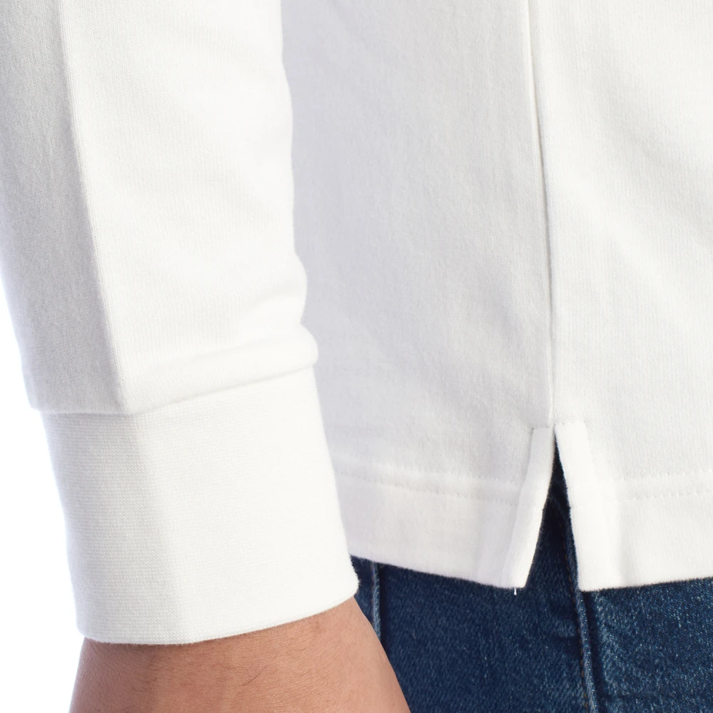 LA MARTINA Lange mouw poloshirt White Heren