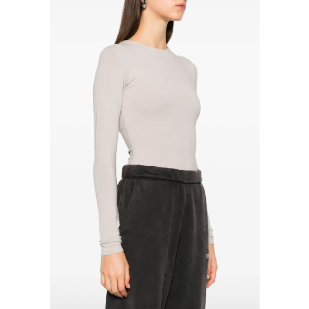 Entire Studios Zilveren Wolk Bodysuit White Dames