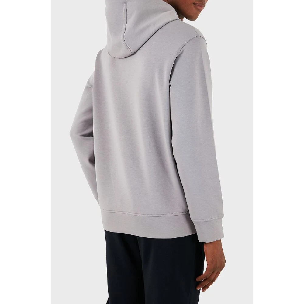 Emporio Armani Hoodie Sweatshirt Gray Heren