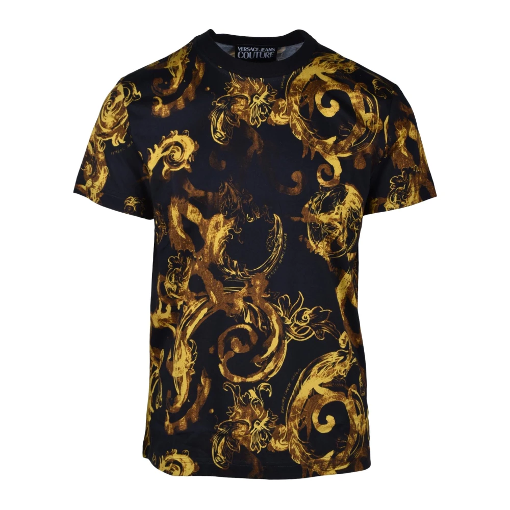 Versace Jeans Couture Katoenen T-shirt met Stijlvol Ontwerp Multicolor Heren