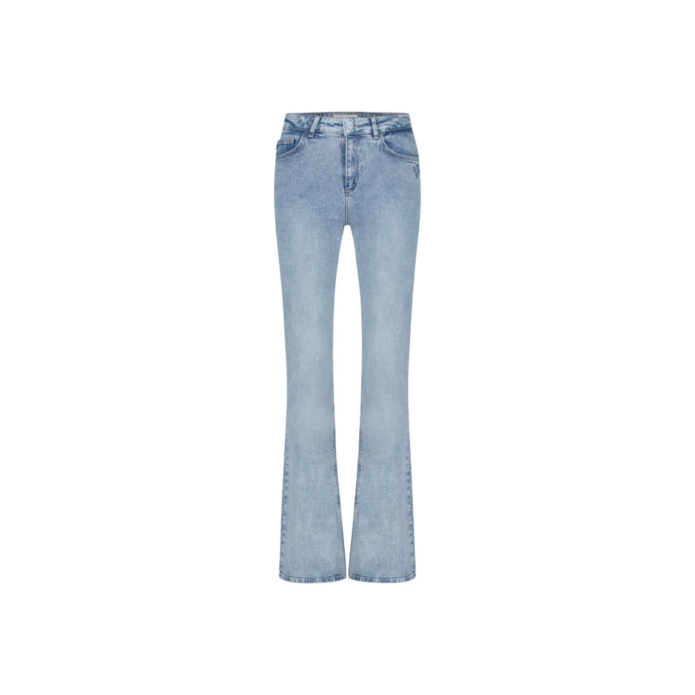 Fabienne Chapot flared jeans Eva light blue denim