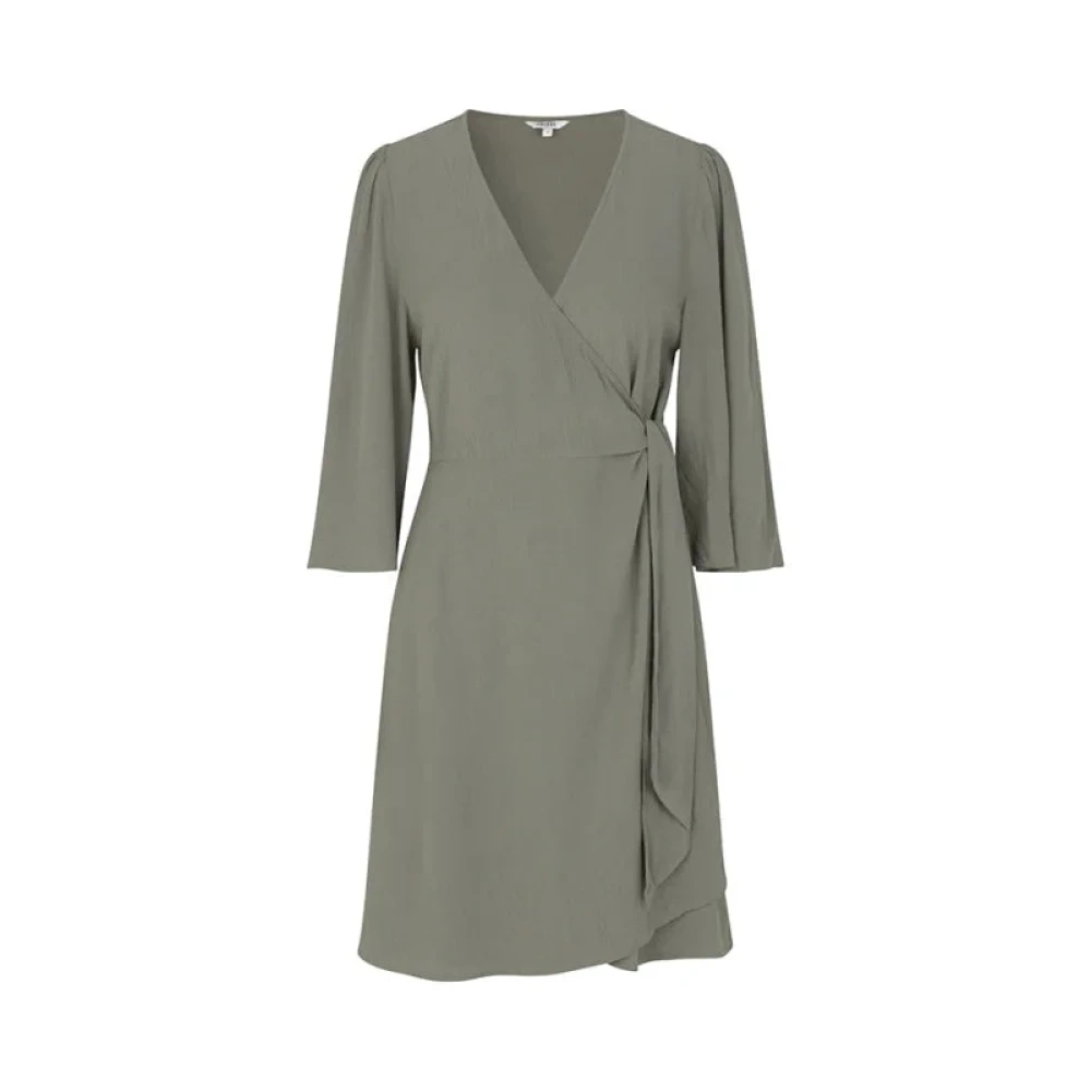 MbyM Veelzijdige Wikkeljurk in Mosstone Gray Dames