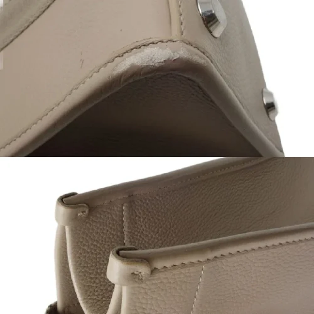 Balenciaga Vintage Pre-owned Canvas balenciaga-bags Beige Dames