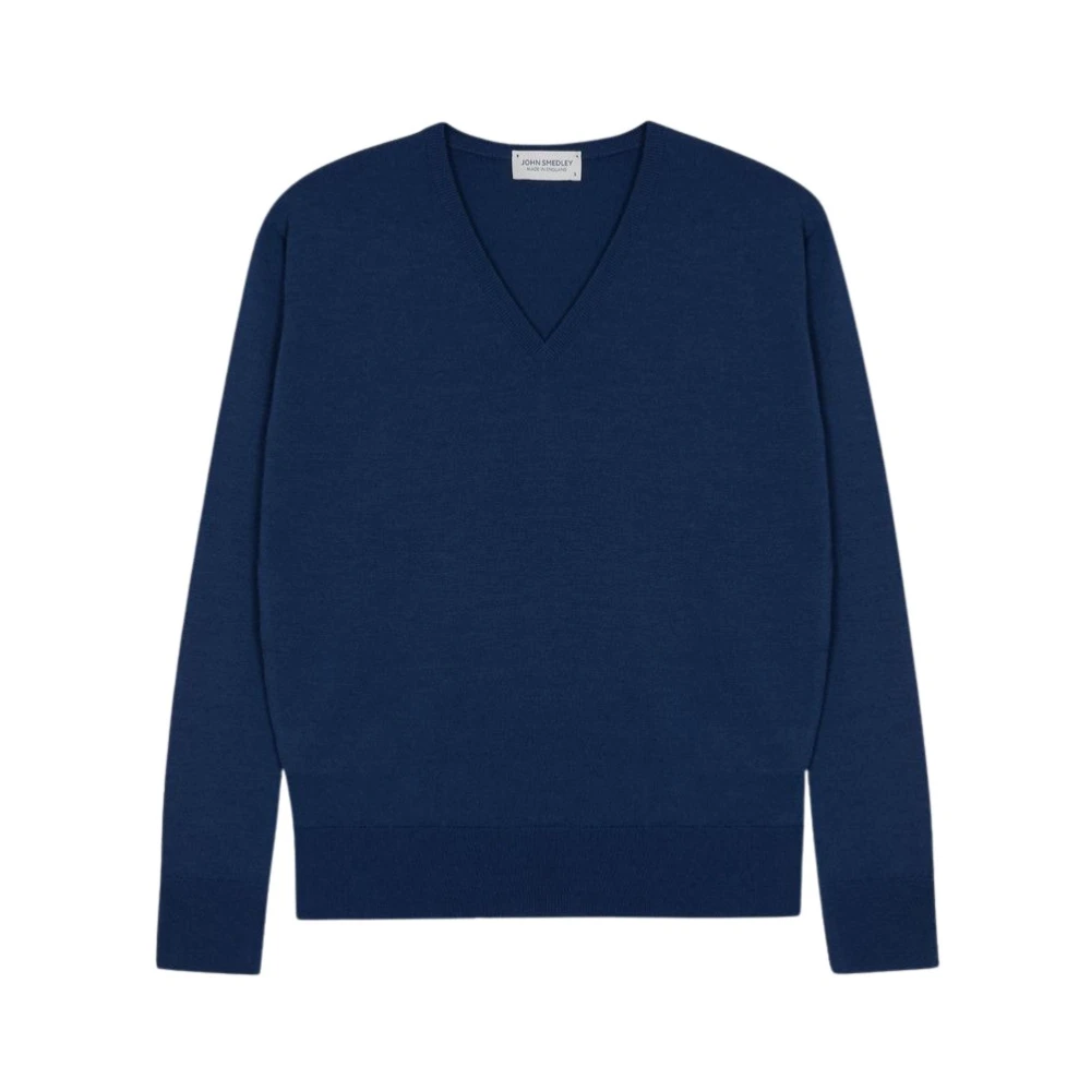 John Smedley Stijlvolle Jersey voor Mannen Blue Dames