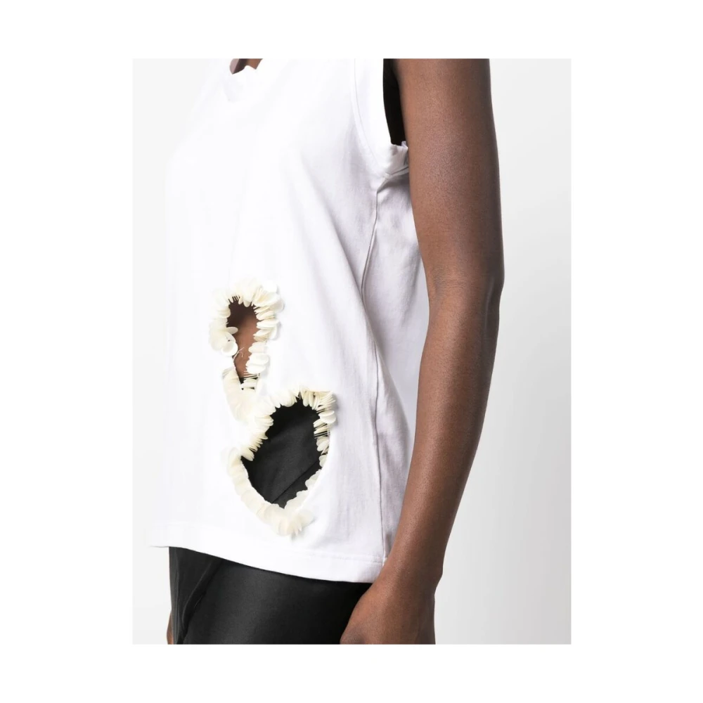 Calcaterra Mouwloze Top White Dames