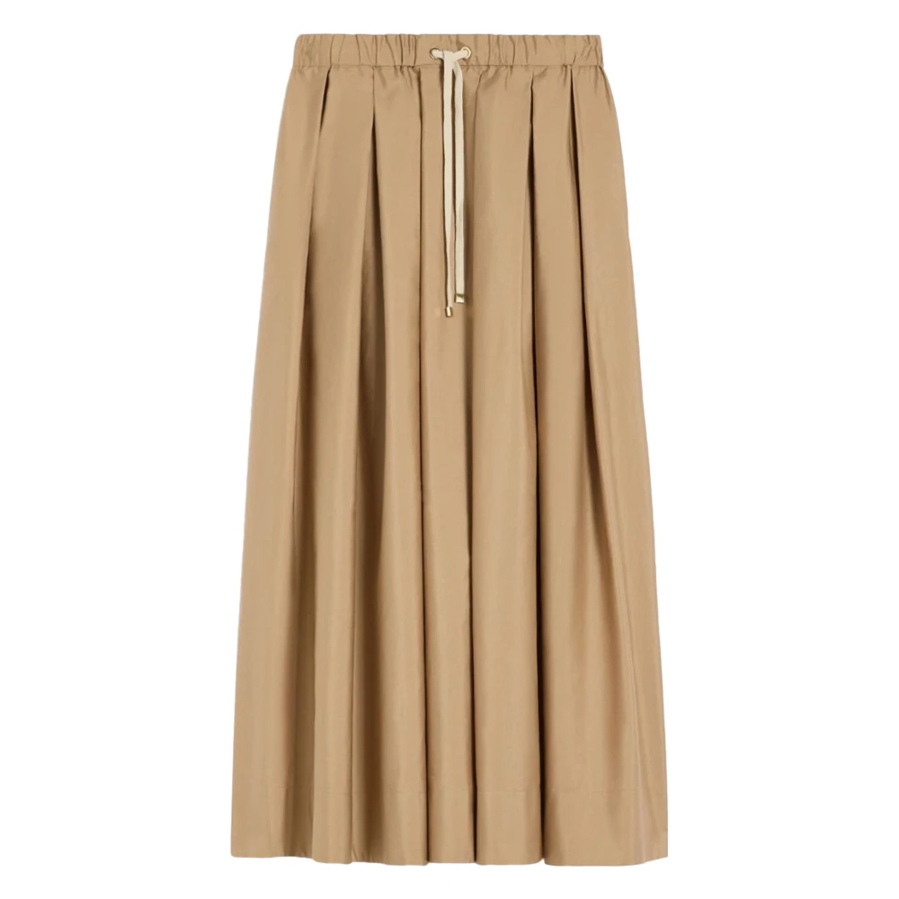 Max Mara Women's Brown Midi Skirts, S, Gonna