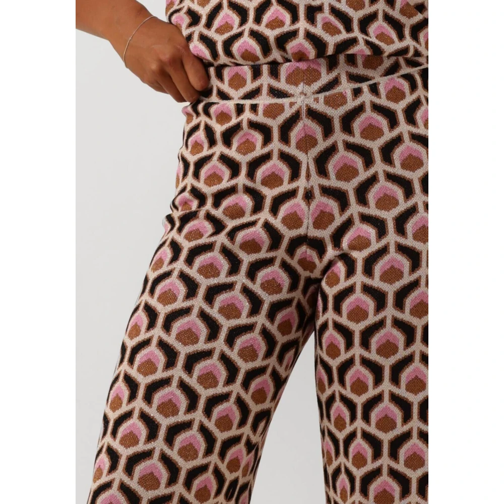 Suncoo Elegante Roze Jasper Broek Multicolor Dames