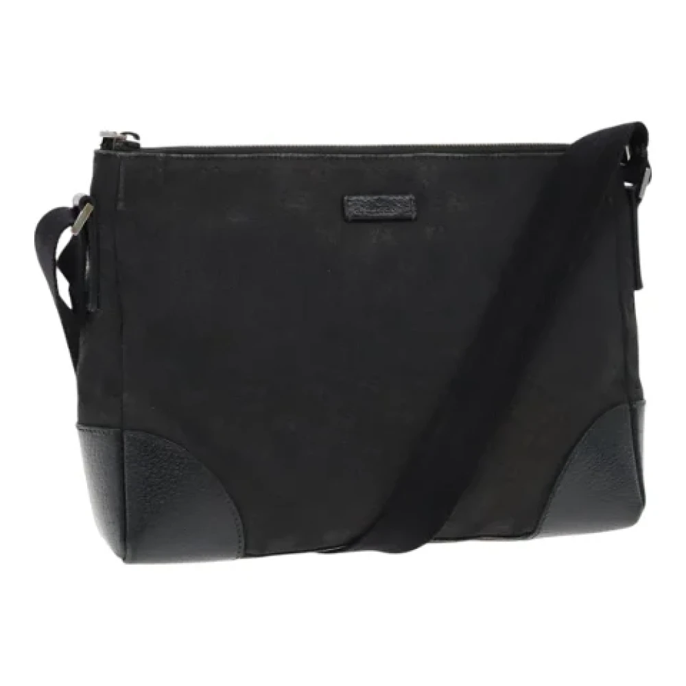 Gucci Vintage Pre-owned Canvas gucci-bags Black Dames