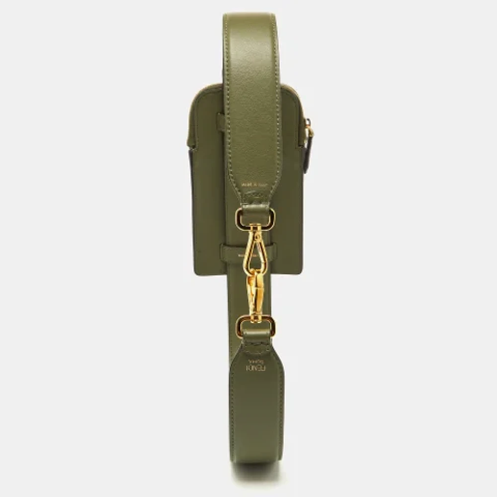 Fendi Vintage Pre-owned Leather belts Green Dames