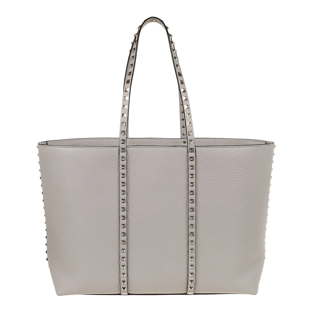 Valentino Garavani Grijze Rockstud Tote Tas Gray Dames