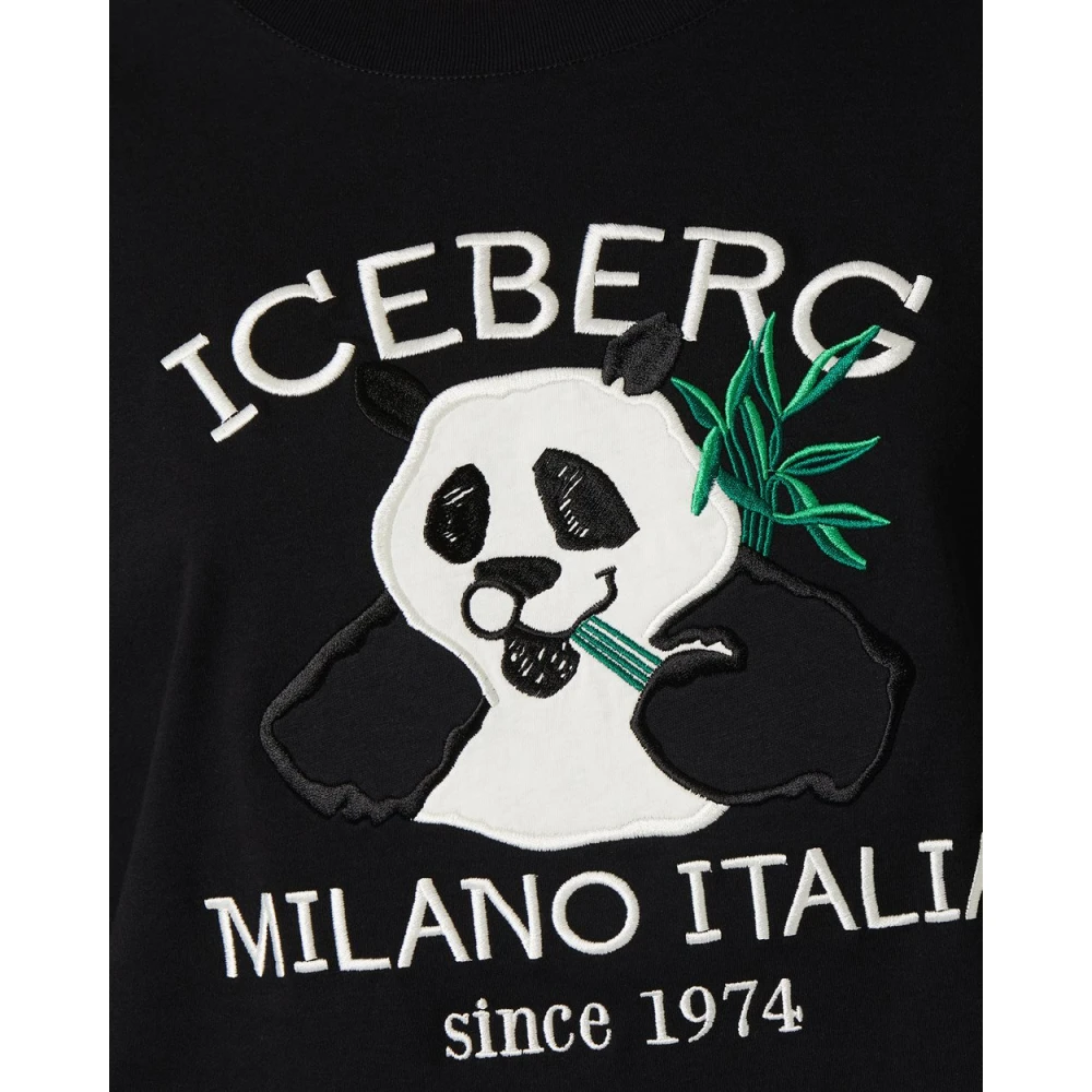 Iceberg T-Shirts Black Dames