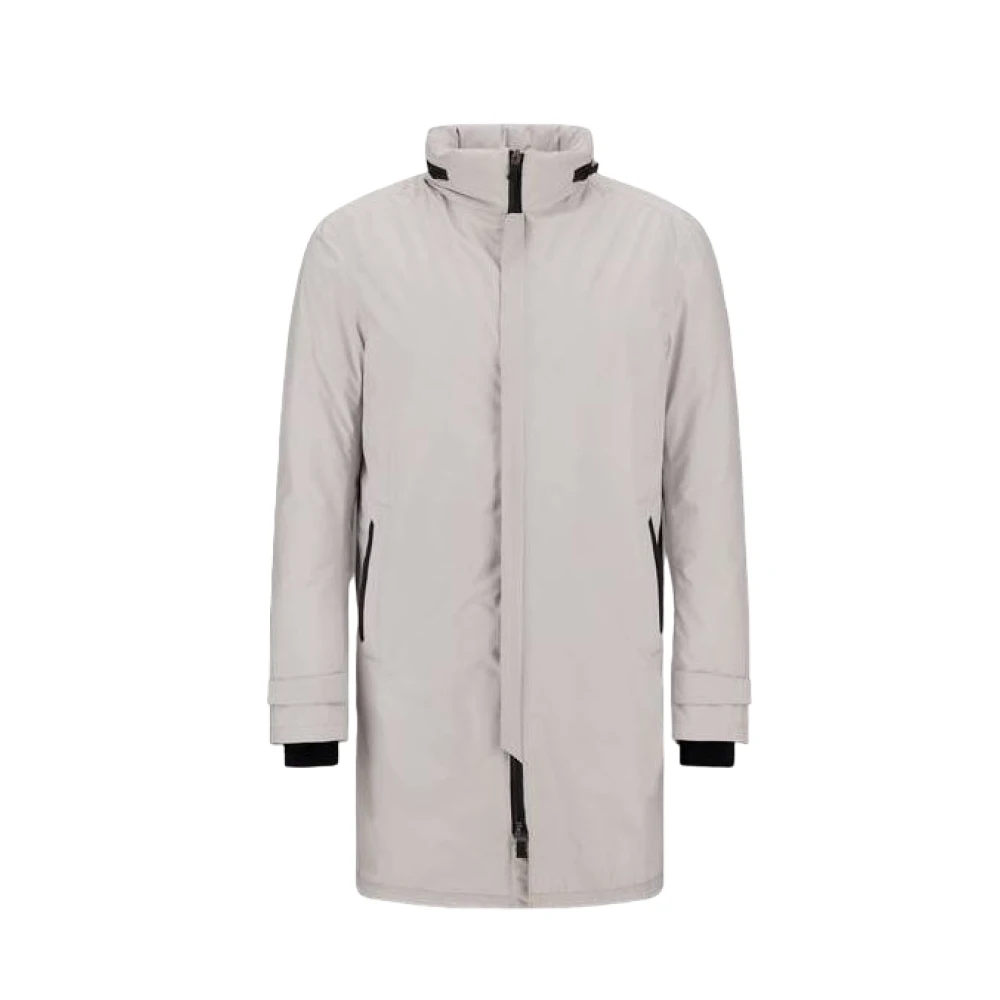 Herno Waterdichte Winddichte Jas met Capuchon Beige Heren