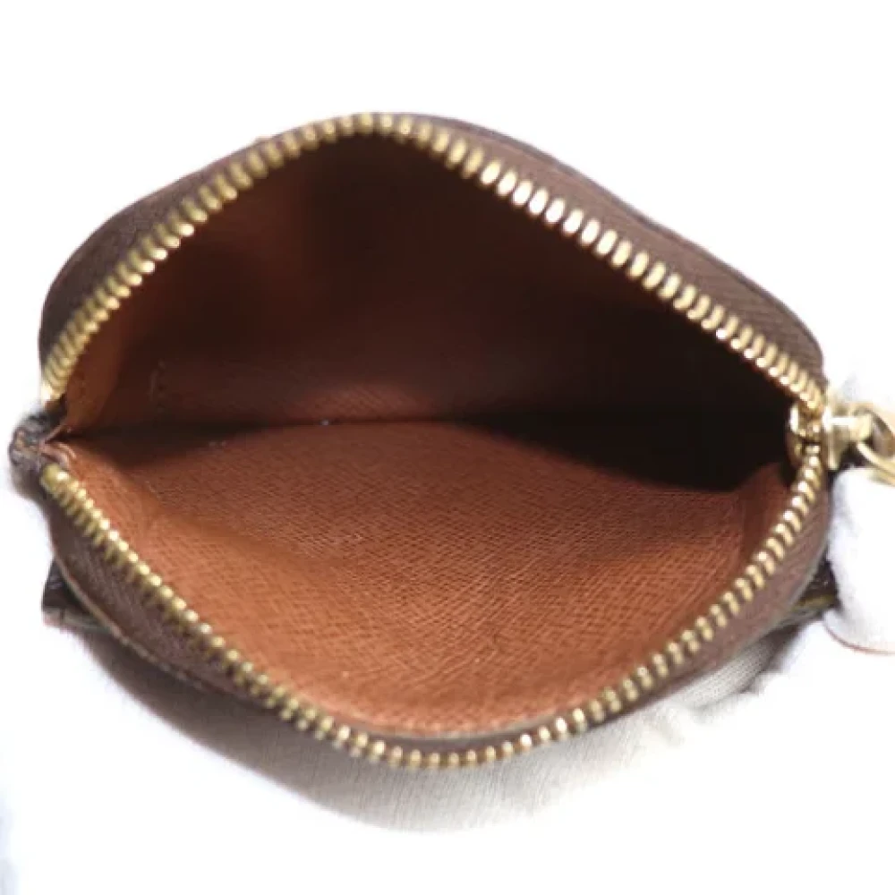 Louis Vuitton Vintage Pre-owned Canvas wallets Brown Dames