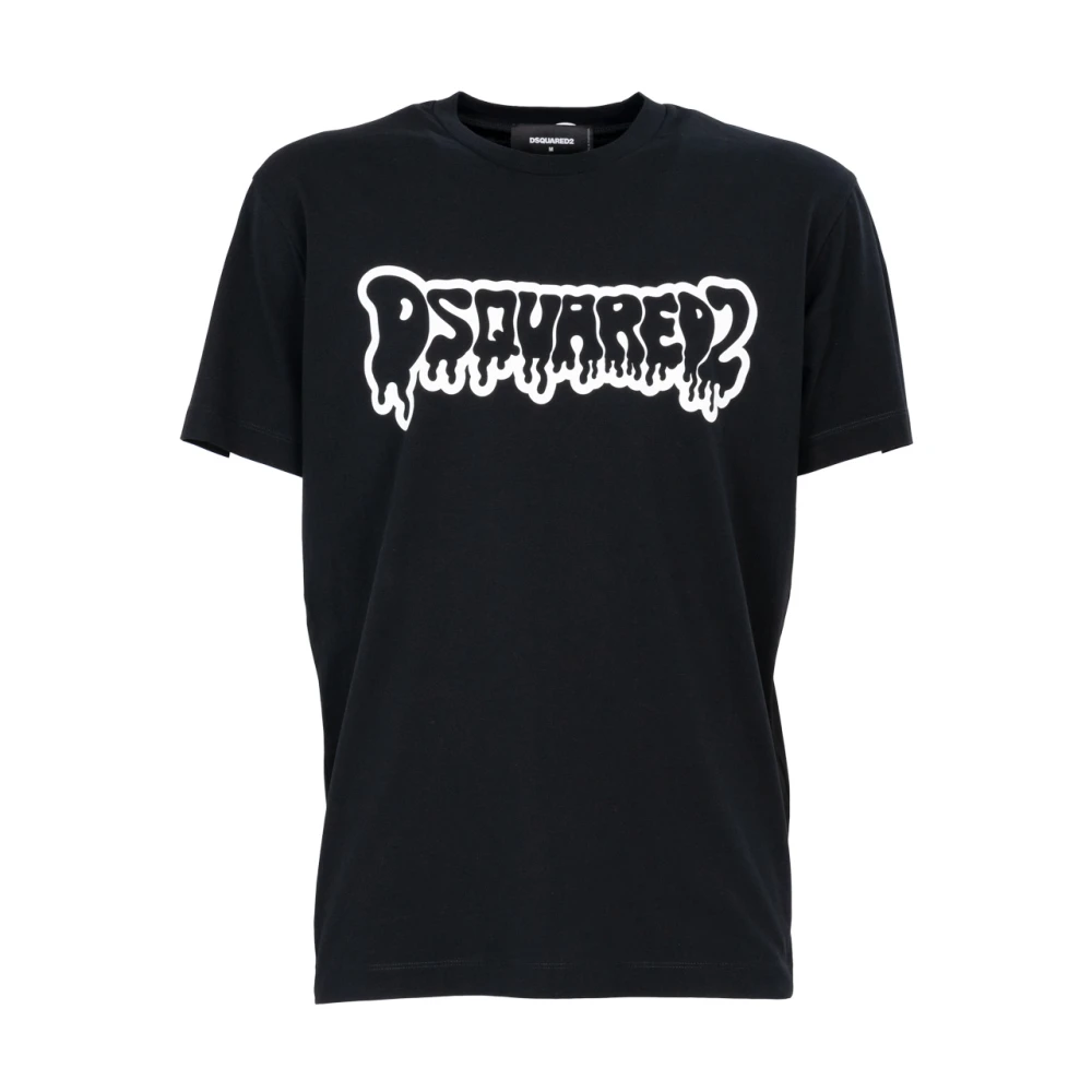 Dsquared2 Zwarte T-shirts & Polos Ss24 Black Heren