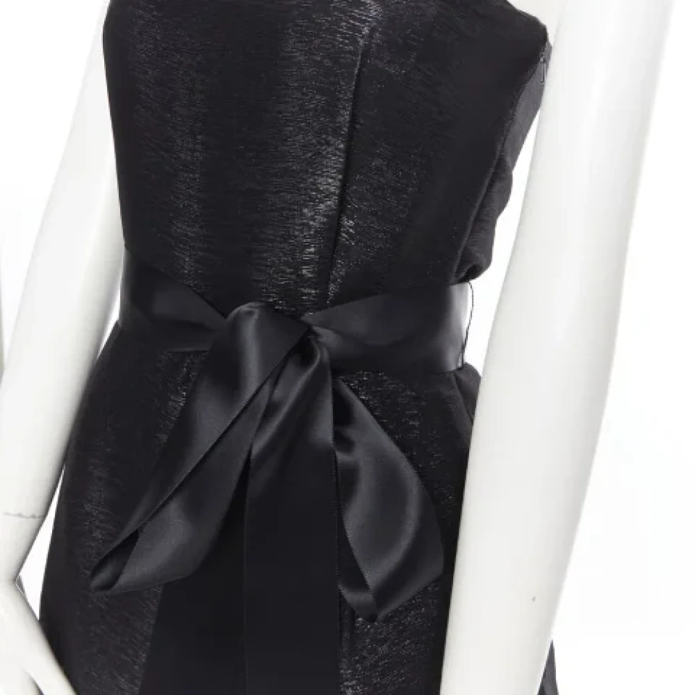 Oscar De La Renta Pre-owned Silk tops Black Dames