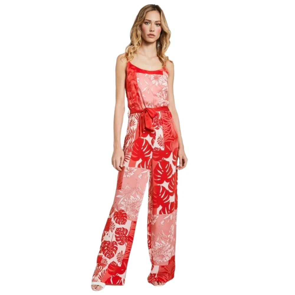 Gaudi Elegante Lange Jurk Red Dames