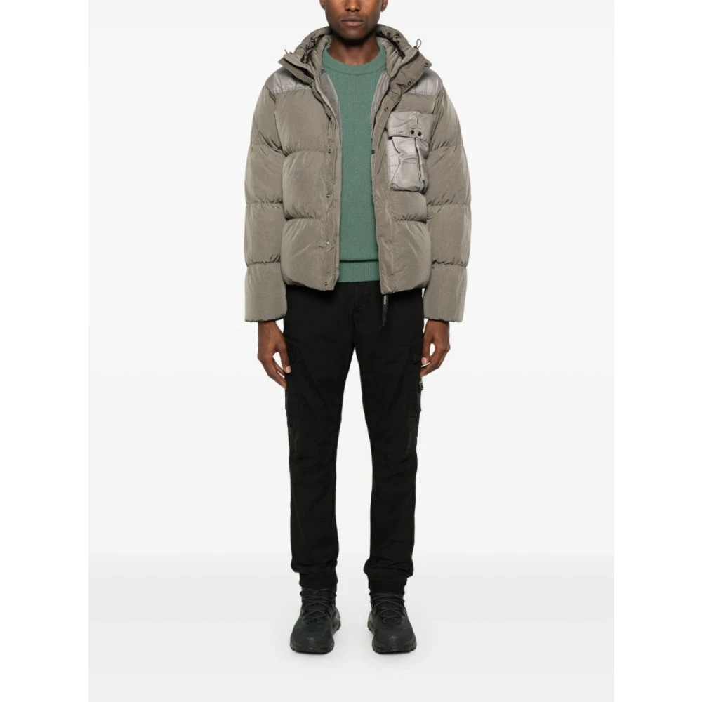 C.P. Company Stijlvolle jas voor alle seizoenen Gray Heren