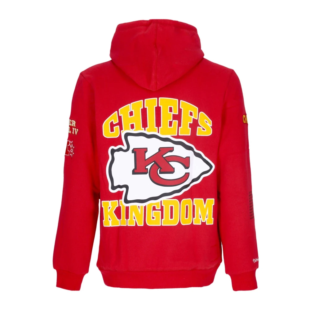 Mitchell & Ness NFL Team Origins Fleece Hoodie Red Heren