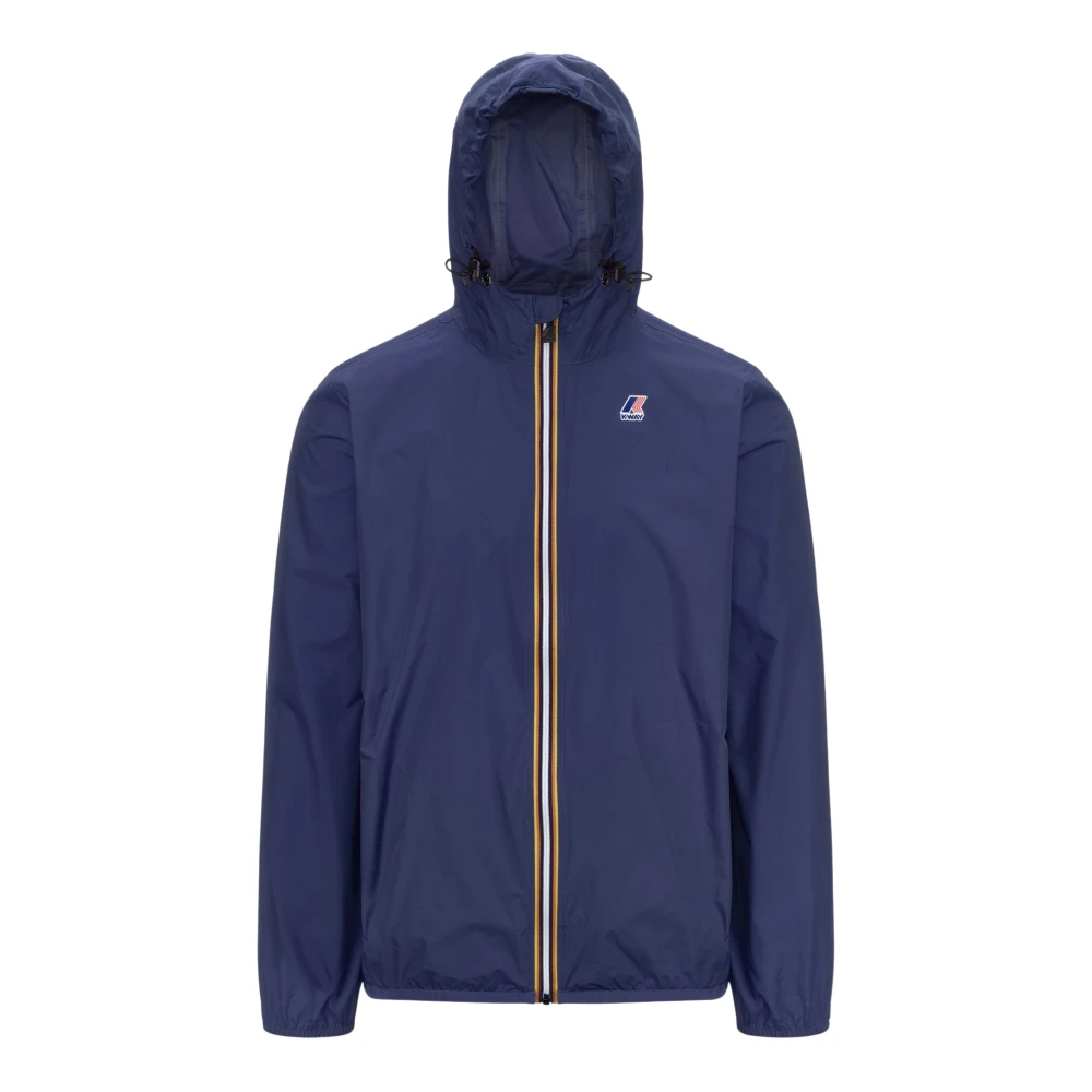 K-Way Men's Blue Rain Clothing, 2XL, Le Vrai 4.0 Claude