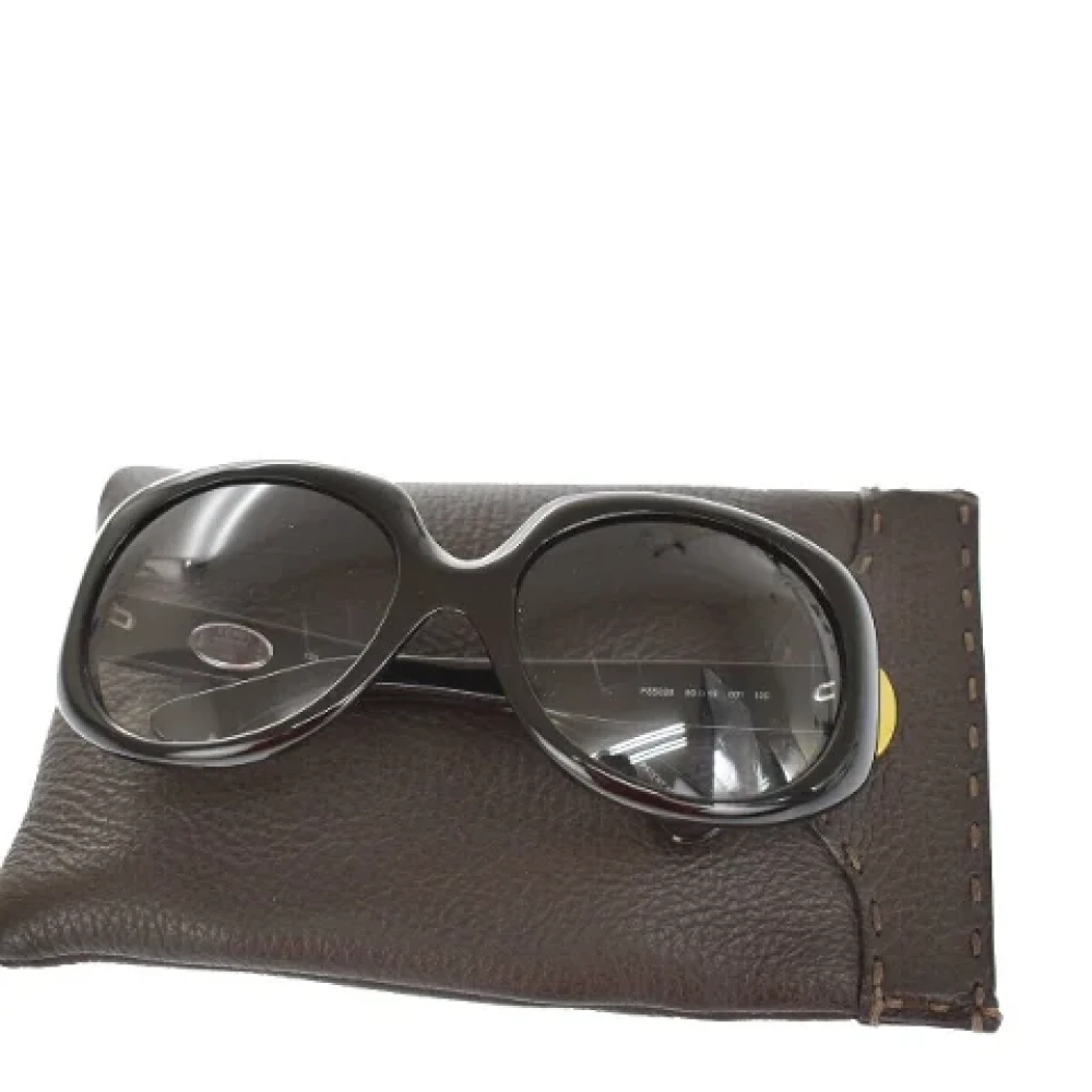 Fendi Vintage Pre-owned Plastic sunglasses Black Dames