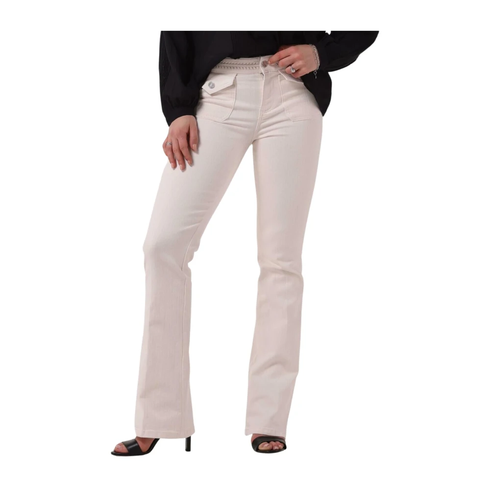 Vanessa Bruno Flared Jeans Nano Beige Dames