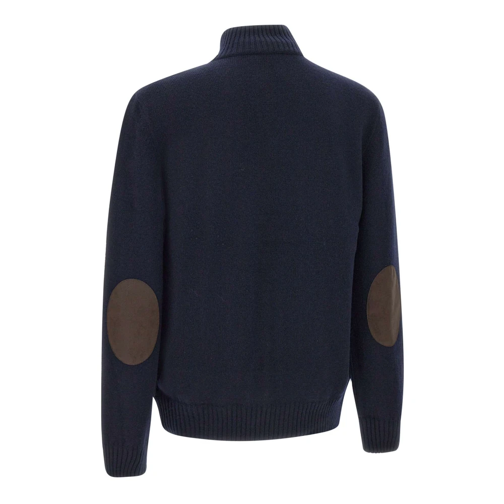 Gran Sasso Heren wollen jas met Alcantara body Multicolor Heren