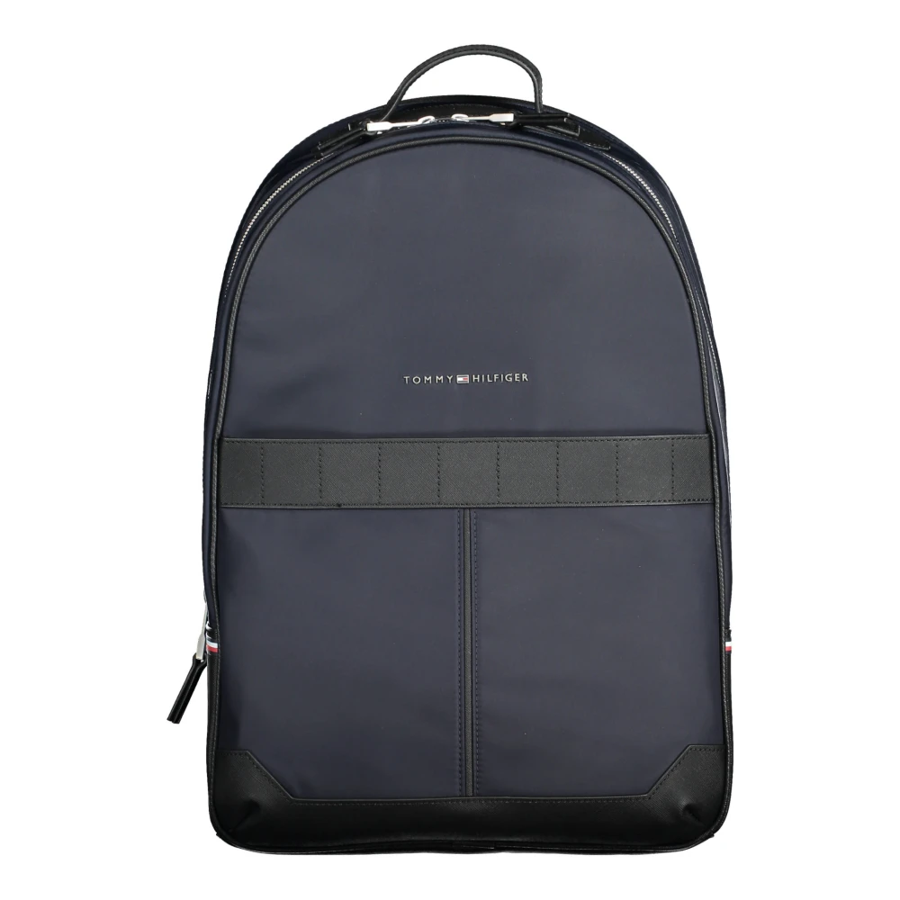 Tommy Hilfiger Men's Blue Backpack With Adjustable Straps
