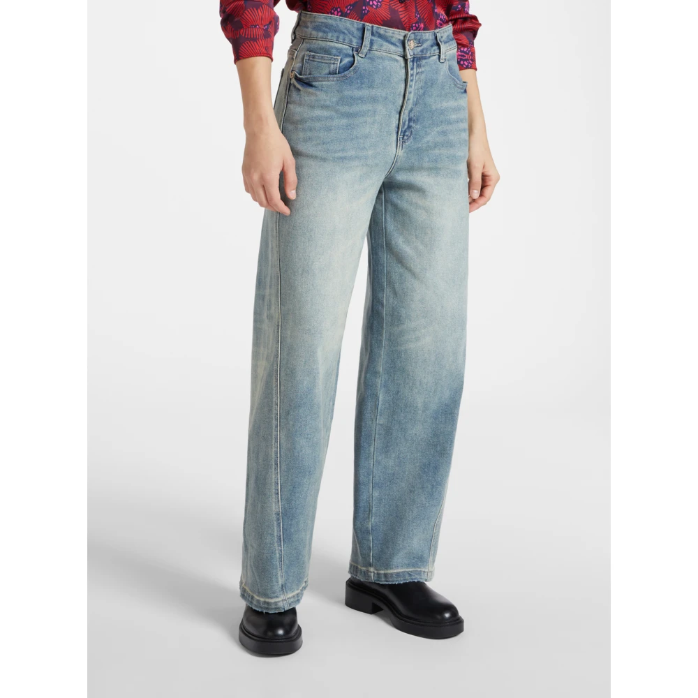 Elena Mirò Cady-jeans met naad Blue Dames