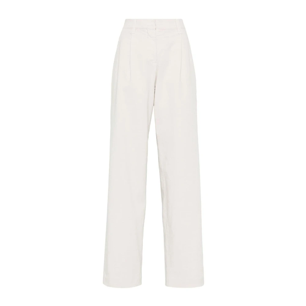 BRUNELLO CUCINELLI Broek Pantalone Tinto White Dames