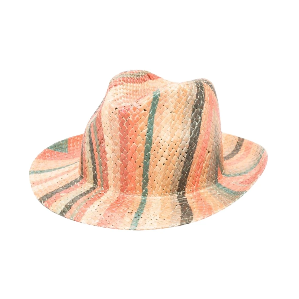Paul Smith Unisex Multicolor Accessoires Veelkleurig, M, Hats Beige