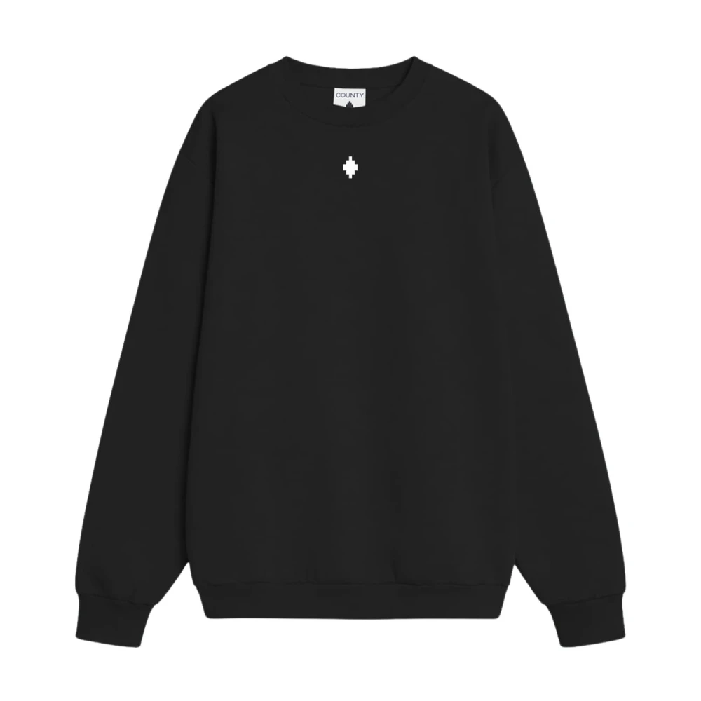 Marcelo Burlon Men's Black Sweatshirt - Sweatshirts - M - Sweatshirts & Hoodies