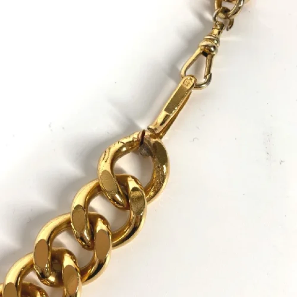 Chanel Vintage Pre-owned Metal belts Yellow Dames