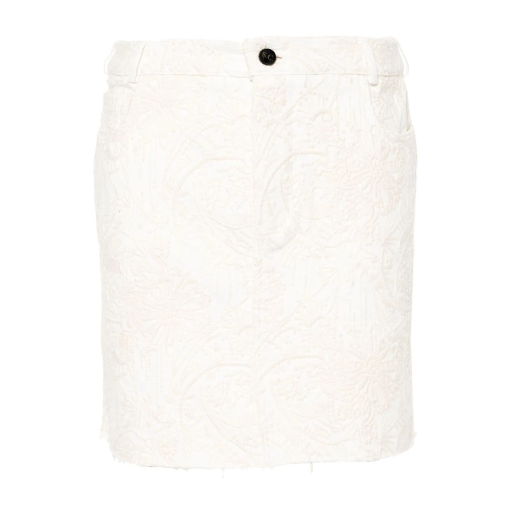 Semicouture Short Skirts White Dames