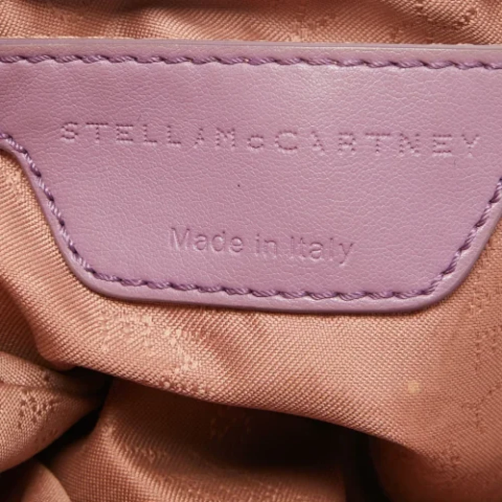 Stella McCartney Pre-owned Leather totes Purple Dames