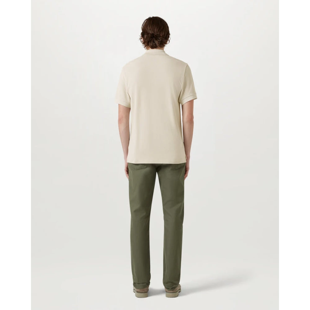 Belstaff Steen Beige Polo Shirt Klassieke Stijl Beige Heren