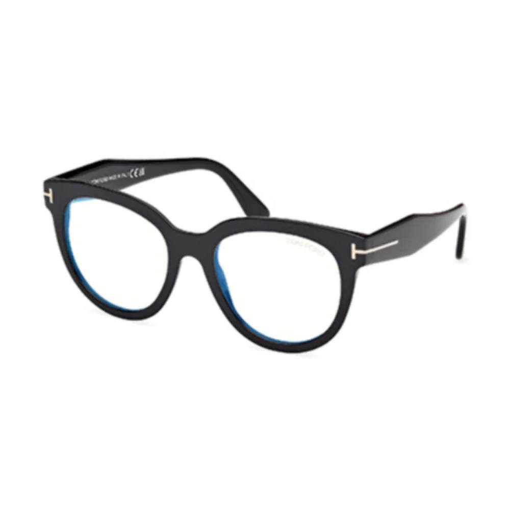 Tom Ford Unisex Black Blue Block Butterfly Optical Frame - Glasses - 52 Mm - Accessories