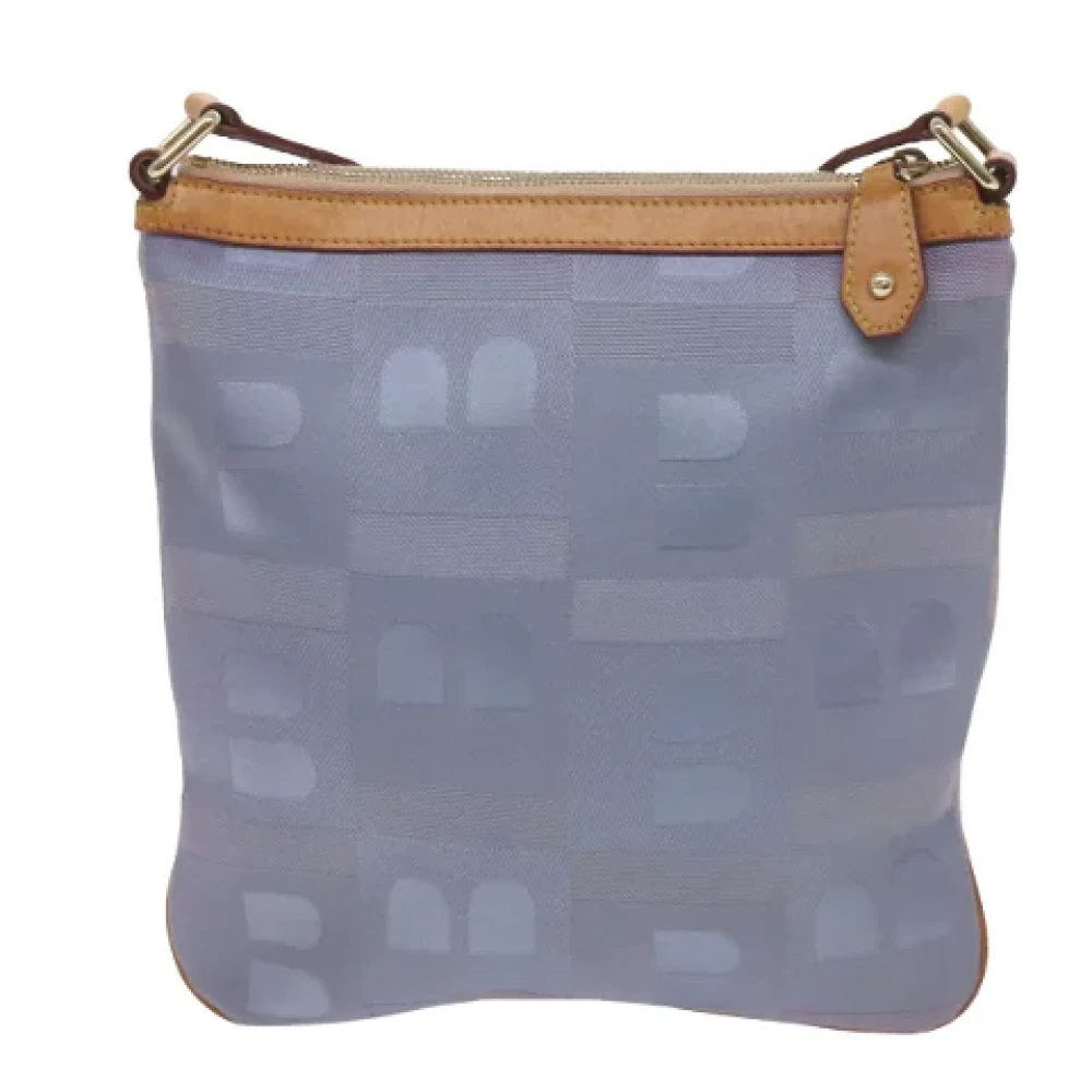 Bally Pre-owned Canvas shoulder-bags Blue Dames