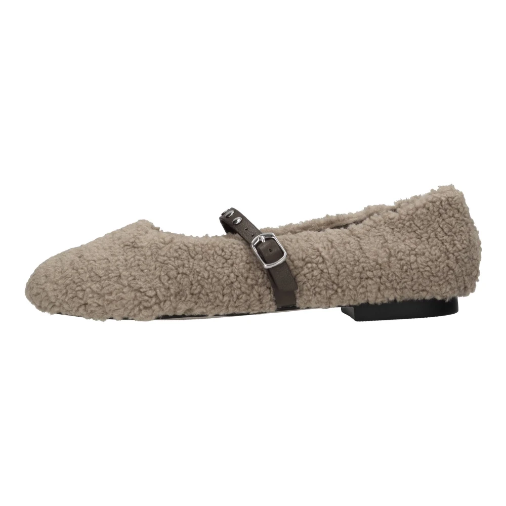 Emanuelle Vee Faux Fur Ballerina's