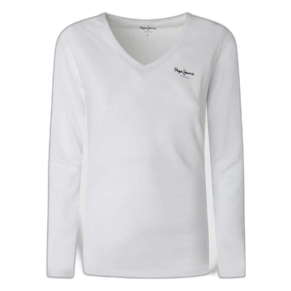 Pepe Jeans Corine Longsleeve T-shirt White Dames