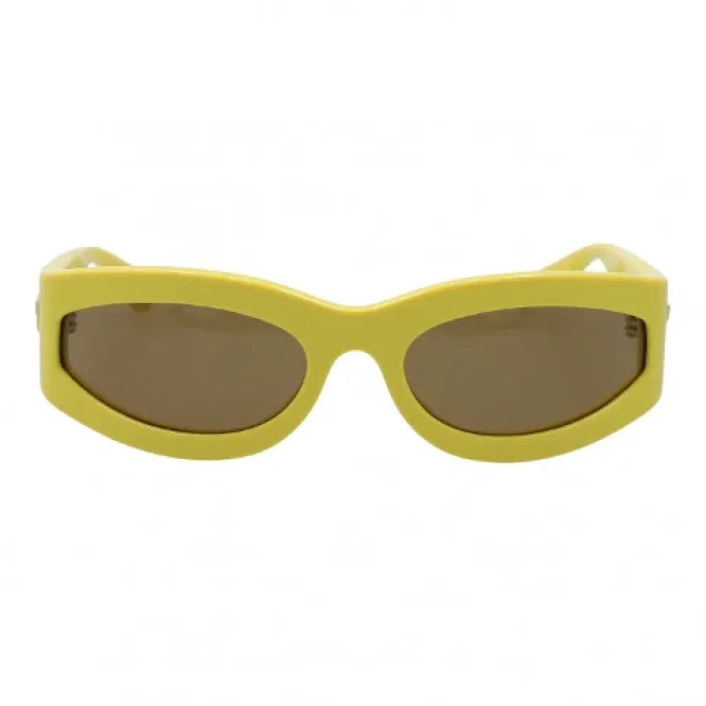 Bottega Veneta Vintage Pre-owned Plastic sunglasses Yellow Dames