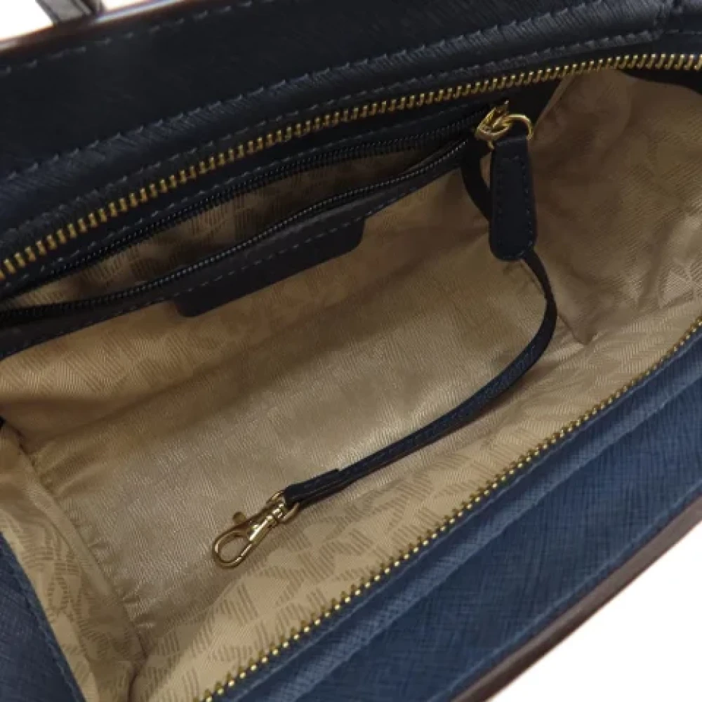 Michael Kors Pre-owned Leather shoulder-bags Blue Dames
