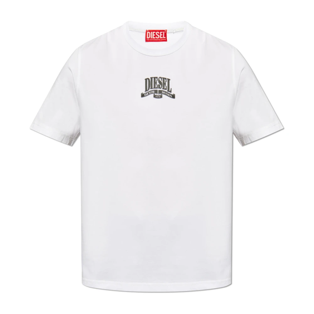 Diesel T-shirt T-Adjust-K10 White Heren
