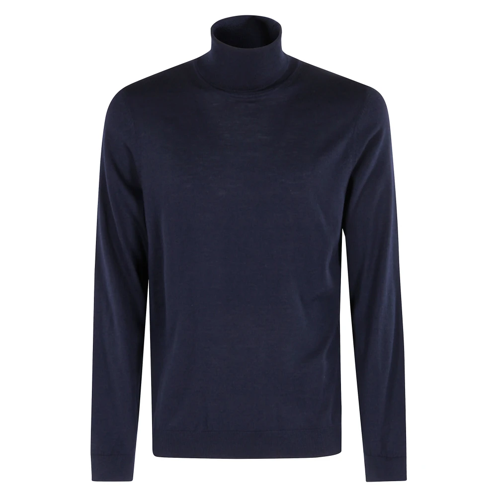 Boss Uomo Blu - Maglione Dolcevita Musso P - Knitwear - S