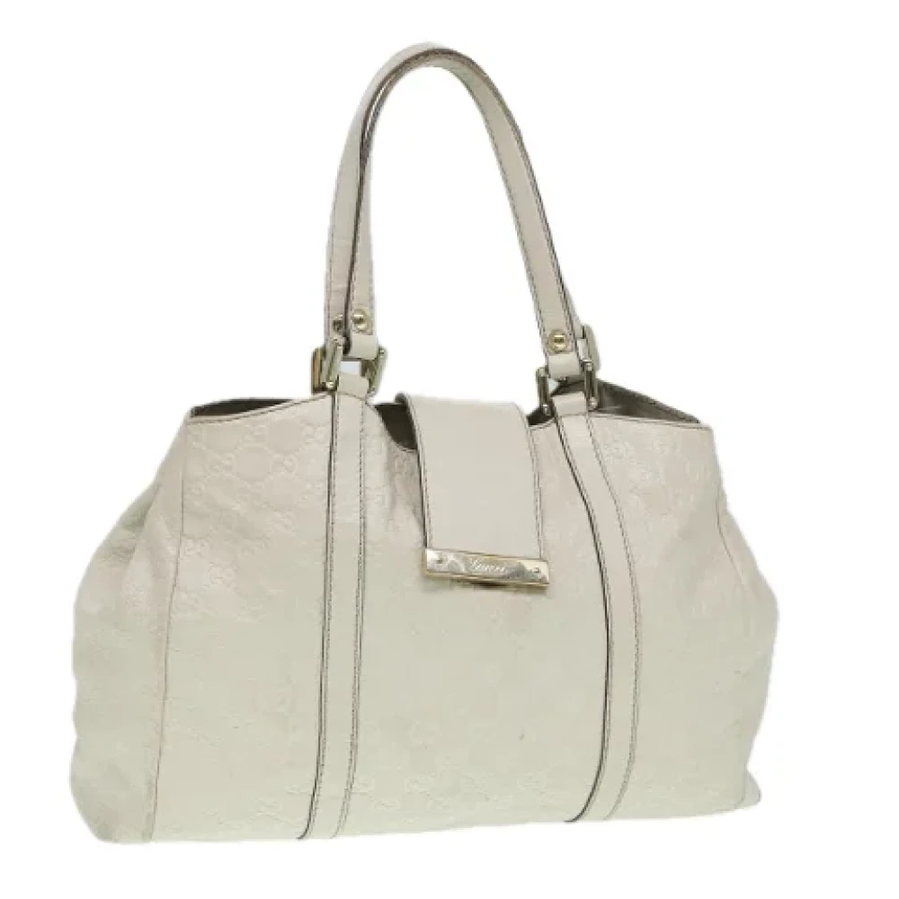 Gucci Vintage Pre-owned Canvas handbags White Dames