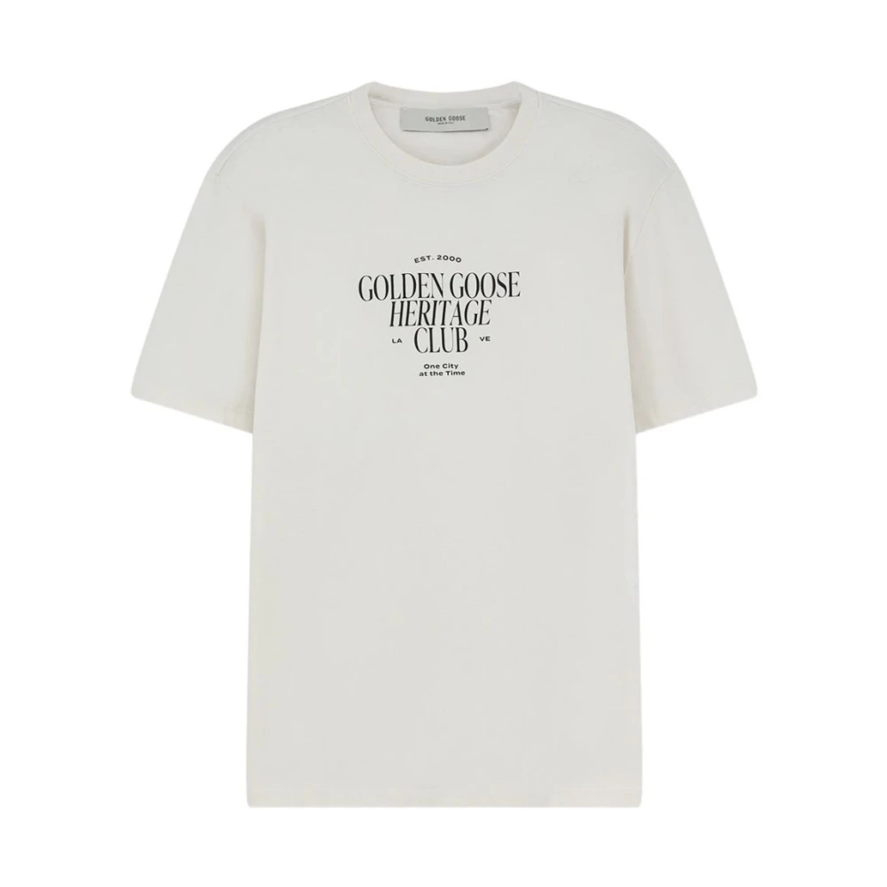 Golden Goose White T-Shirts And Polos - Male - T-Shirts - M - Tops