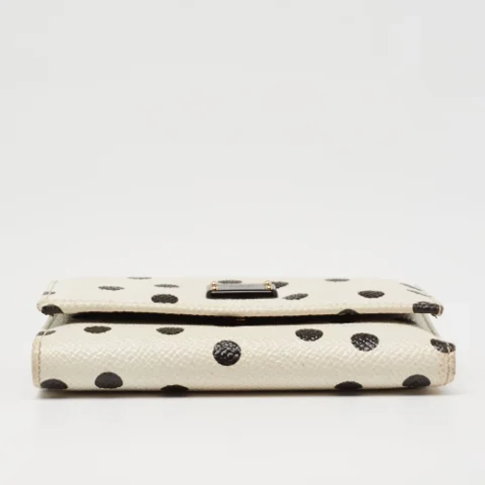 Dolce & Gabbana Pre-owned Leather wallets White Dames