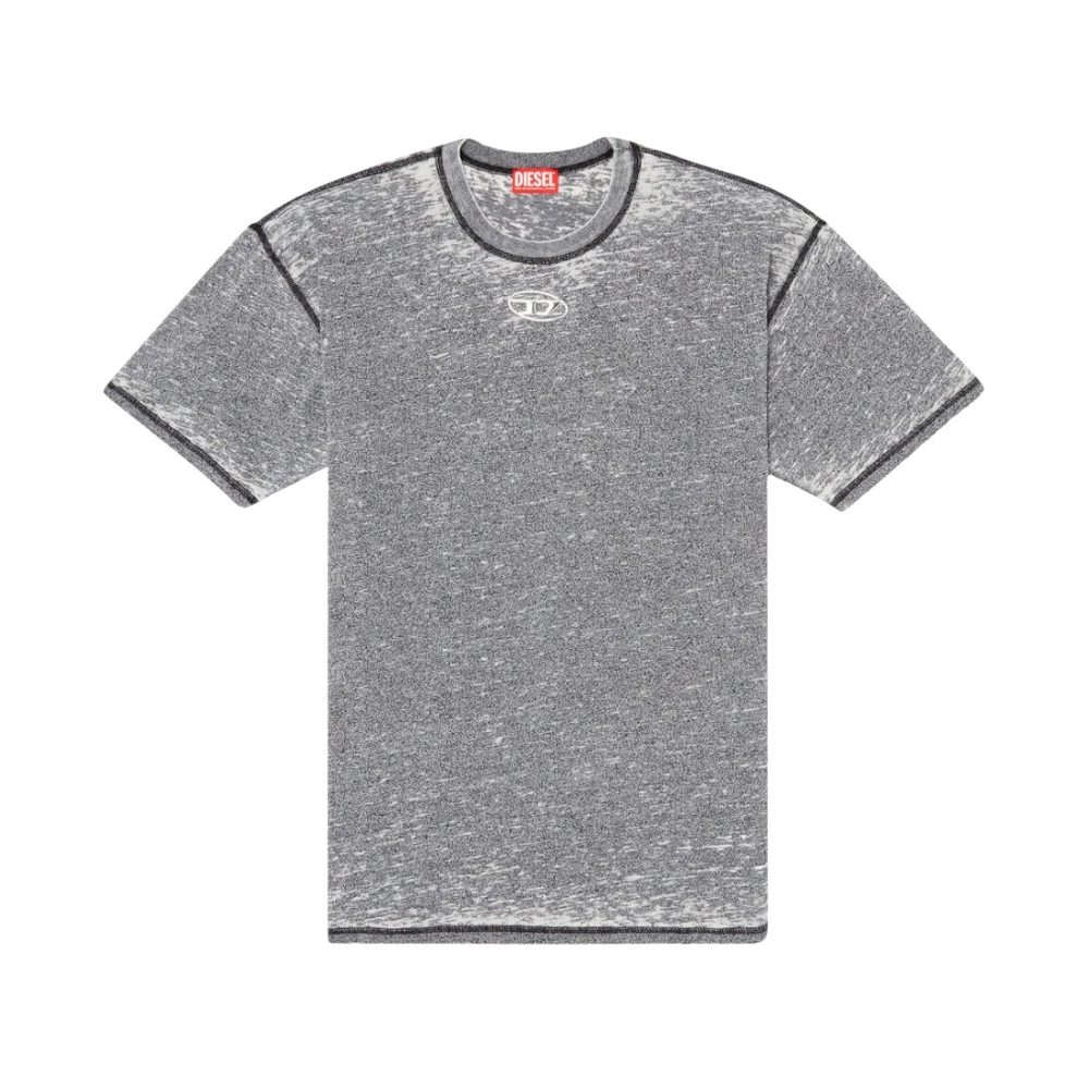 Diesel Metalen Logo T-Boxt-Pak T-shirt Gray Heren