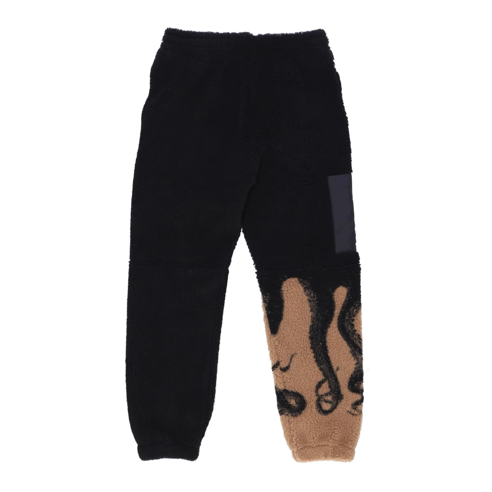 Octopus Sherpa Teddybeer Broek Beige Black Heren